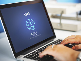 Web Website WWW Browser Internet Networking Concept