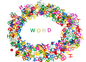 アルファベット, 言葉