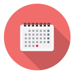Calendar Page Flat Icon