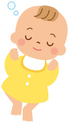 眠る赤ちゃん