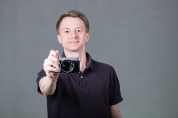 Guy with camera