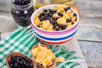 cornflake with  bilberry