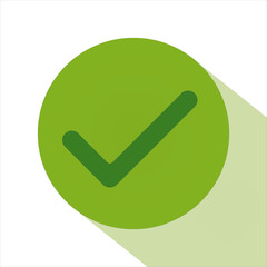 checkmark in the circle icon