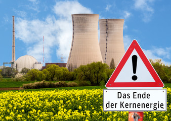 Warnschild Kernenergie