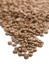 Dry kibble dog food.