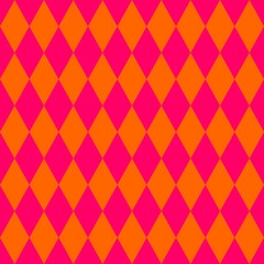 Tile orange and pink vector pattern or background wallpaper