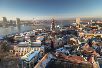Latvias Capital - Riga from a bird's eye view