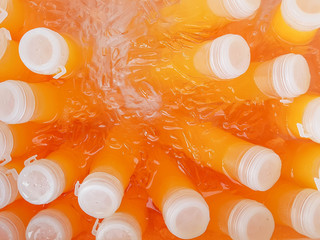 abstract photo of pure orange juice