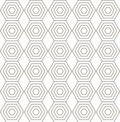 Fototapeta na wymiar Seamless vector patter with brown hexagons. Can be used as background for business cards, banners or prints.