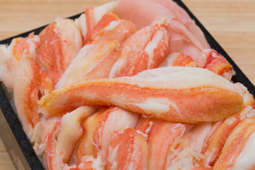 ズワイガニ弁当