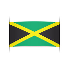 Flag of Jamaica. Element for infographics.