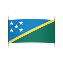 Flag of Solomon Islands. Element for infographics.