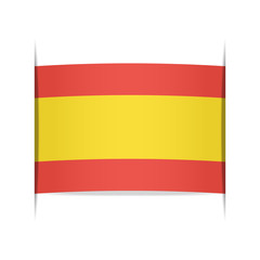 Flag of Spain. Element for infographics.