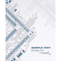 Banner printed circuit board  PCB gray