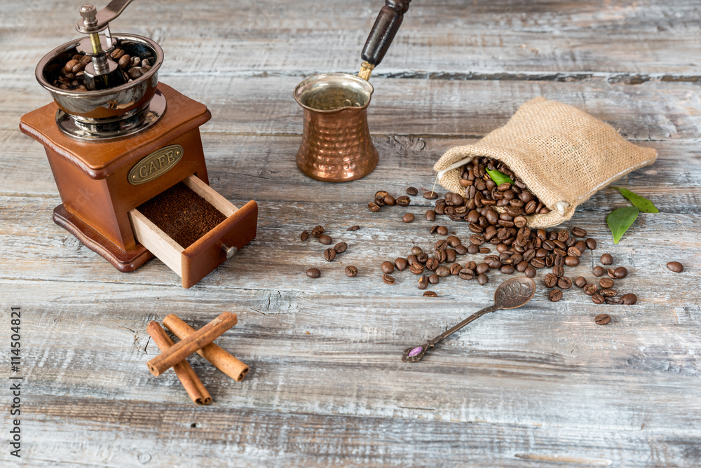 Wall mural Coffee Still Life