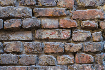 Old door in the city center