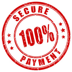 100 secure payment stamp