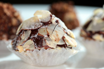 chocolate cake with nuts