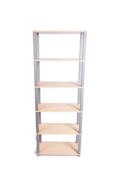 Office shelf isolated on the white background