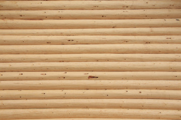 fragment of a log house