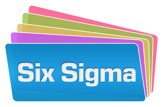 Six Sigma Colorful Squares Stack 