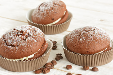 cake in a paper cup