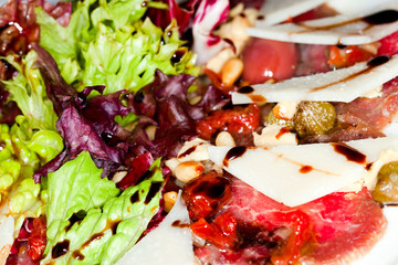 beautifully designed salad