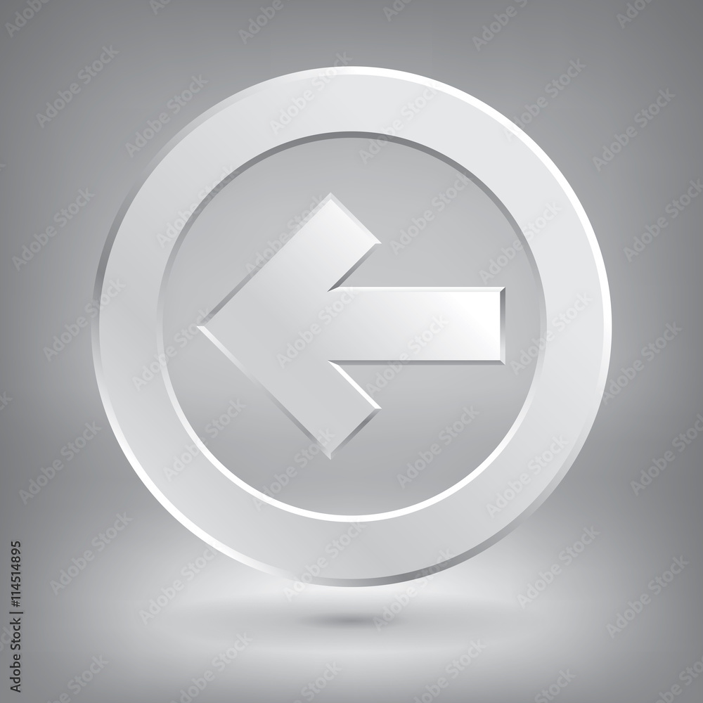 Poster vector volume minimalistic arrow, arrow in circle, best element for your business project, vector de