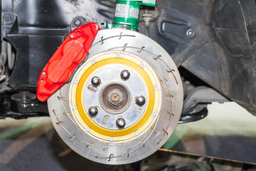 Front disk brakes system
