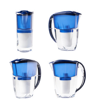 Water Filter Pitcher Isolated