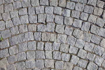 texture of the pavement and pavers