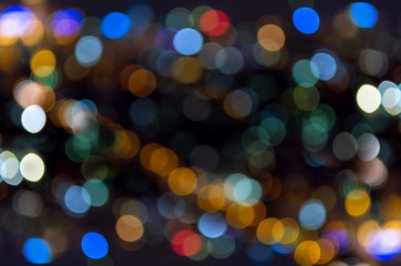 blurred lights