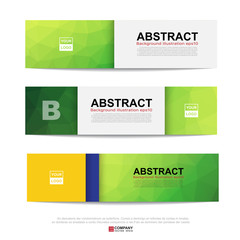 Abstract banner background