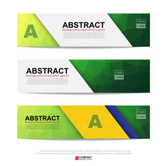 Abstract banner background