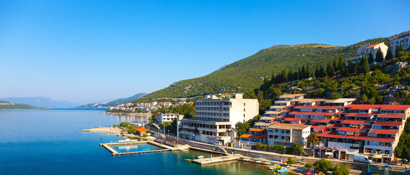 The tourist resort of Neum, Bosnia Herzegovina.