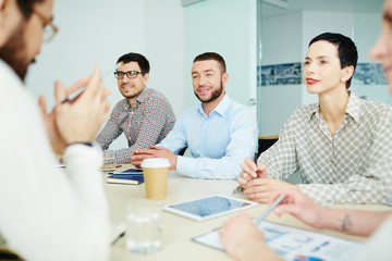 Meeting of employees