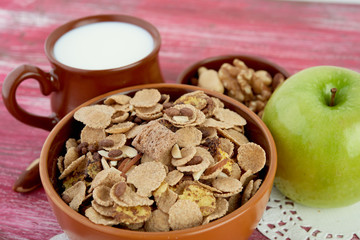 breakfast on table