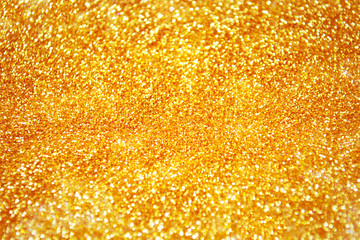 Golden glitter as a holiday background