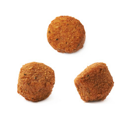 Cheese snack ball isolated