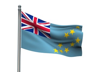 Nation flag on white background 3d rendering