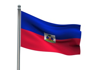 Nation flag on white background 3d rendering