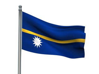 Nation flag on white background 3d rendering