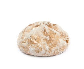 Russian gingerbread cookie isolated