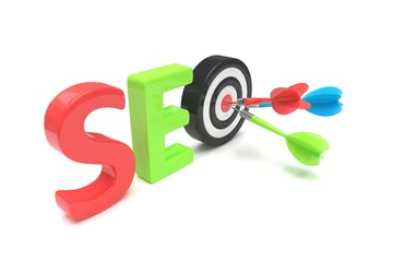 SEO concept. 3D illustration.