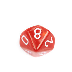 Roleplaying polyhedral dice isolated