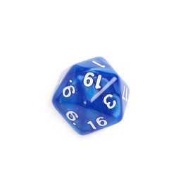 Roleplaying polyhedral dice isolated