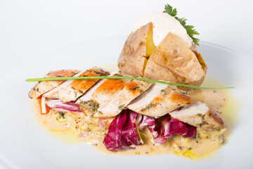Prepared chicken breast