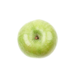 Green granny Smith apple isolated