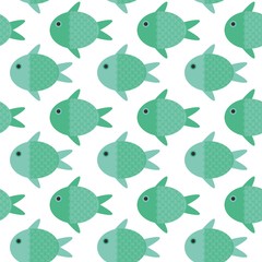 Fish cartoon pattern.Fish pattern.