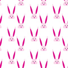 rabbit seamless pattern
